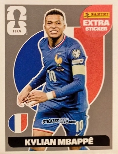 Figurina Kylian Mbappé - Fifa World Cup 2026. Standard Edition n. KM - Panini