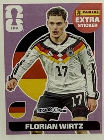 Figurina Florian Wirtz - Fifa World Cup 2026. Standard Edition n. FW - Panini