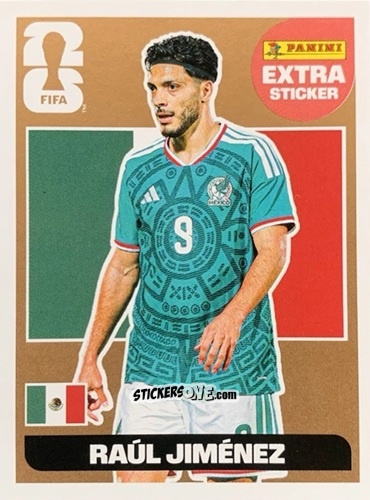 Cromo Raúl Jiménez - Fifa World Cup 2026. Standard Edition n. RJ - Panini