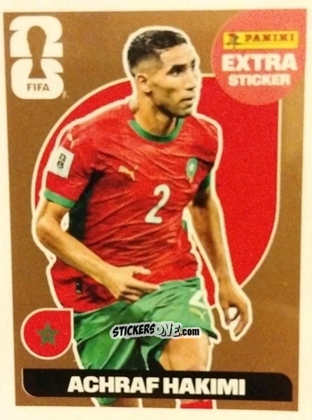Cromo Achraf Hakimi - Fifa World Cup 2026. Standard Edition n. AH - Panini