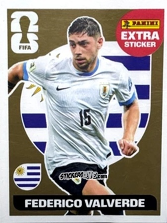 Cromo Federico Valverde - Fifa World Cup 2026. Standard Edition n. FV - Panini