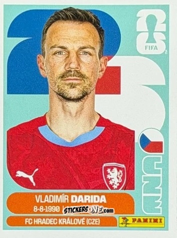 Figurina Vladimír Darida - Fifa World Cup 2026. Standard Edition n. CZE16U - Panini