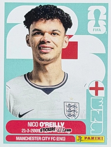 Figurina Nico O'Reilly - Fifa World Cup 2026. Standard Edition n. ENG6U - Panini