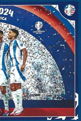 Sticker Team Photo PUZ - Copa América Argentina Campeón 2024
 n. 1D - Panini