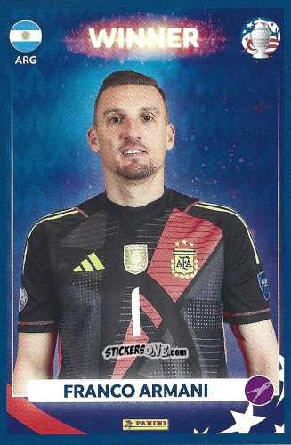 Figurina Franco Armani - Copa América Argentina Campeón 2024
 n. 2 - Panini