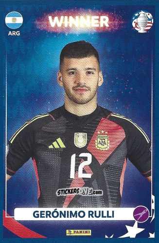 Figurina Gerónimo Rulli - Copa América Argentina Campeón 2024
 n. 3 - Panini