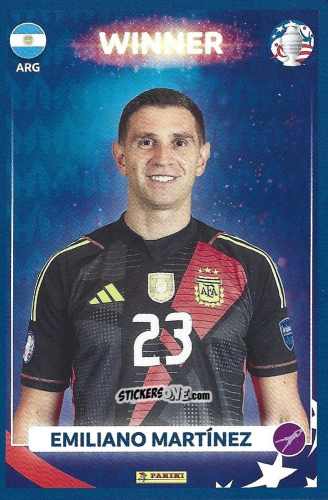 Cromo Emiliano Martínez - Copa América Argentina Campeón 2024
 n. 4 - Panini