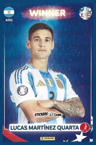 Figurina Lucas Martínez Quarta - Copa América Argentina Campeón 2024
 n. 5 - Panini