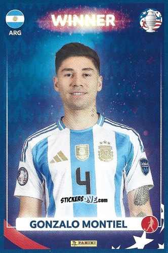 Figurina Gonzalo Montiel - Copa América Argentina Campeón 2024
 n. 7 - Panini