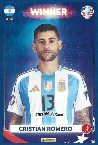Cromo Cristian Romero - Copa América Argentina Campeón 2024
 n. 10 - Panini