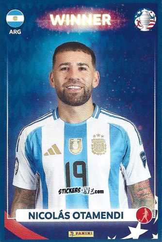 Cromo Nicolás Otamendi - Copa América Argentina Campeón 2024
 n. 11 - Panini