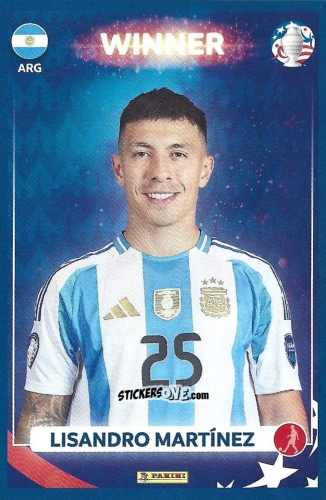 Cromo Lisandro Martinez - Copa América Argentina Campeón 2024
 n. 12 - Panini