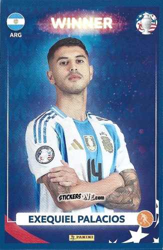 Figurina Exequiel Palacios - Copa América Argentina Campeón 2024
 n. 16 - Panini