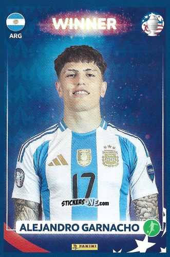 Sticker Alejandro Garnacho - Copa América Argentina Campeón 2024
 n. 25 - Panini