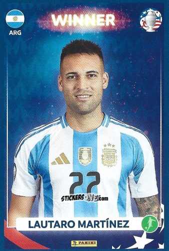 Cromo Lautaro Martínez - Copa América Argentina Campeón 2024
 n. 27 - Panini