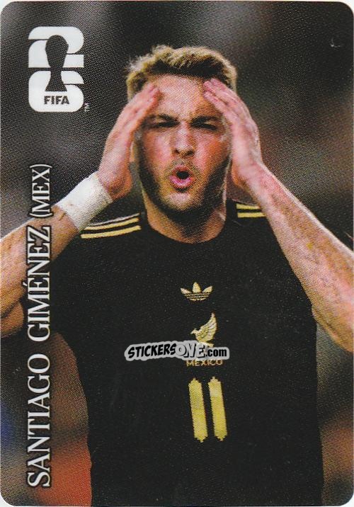 Sticker Santiago Giménez - Coca-Cola FIFA World Cup Stickers (USA)
 n. CC4 - Panini
