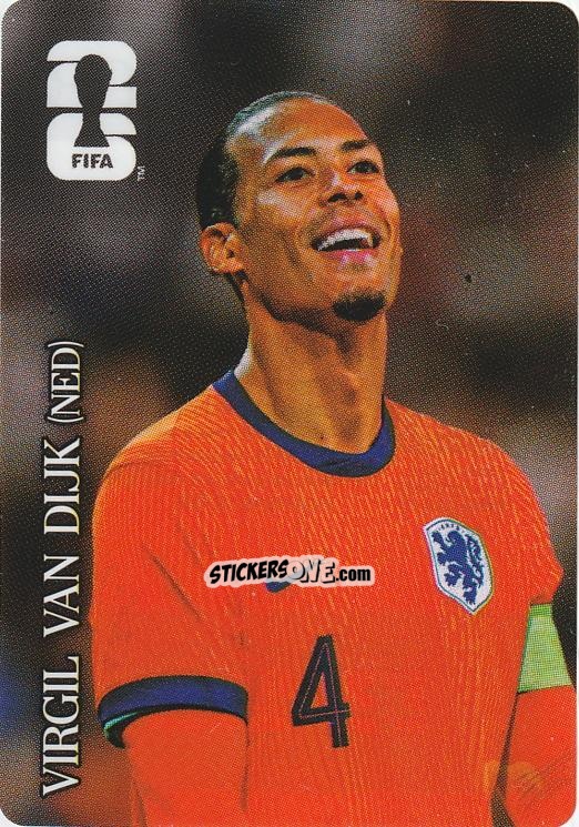 Sticker Virgil van Dijk - Coca-Cola FIFA World Cup Stickers (USA)
 n. CC8 - Panini