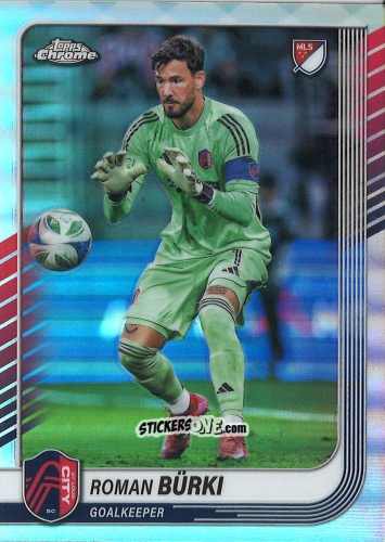 Cromo Roman Bürki - Chrome MLS 2025
 n. 1 - Topps