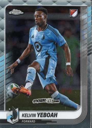 Sticker Kelvin Yeboah - Chrome MLS 2025
 n. 34 - Topps