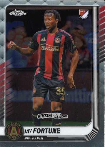 Cromo Jay Fortune - Chrome MLS 2025
 n. 40 - Topps