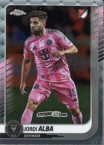 Cromo Jordi Alba - Chrome MLS 2025
 n. 41 - Topps