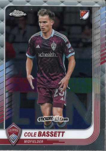 Cromo Cole Bassett - Chrome MLS 2025
 n. 48 - Topps