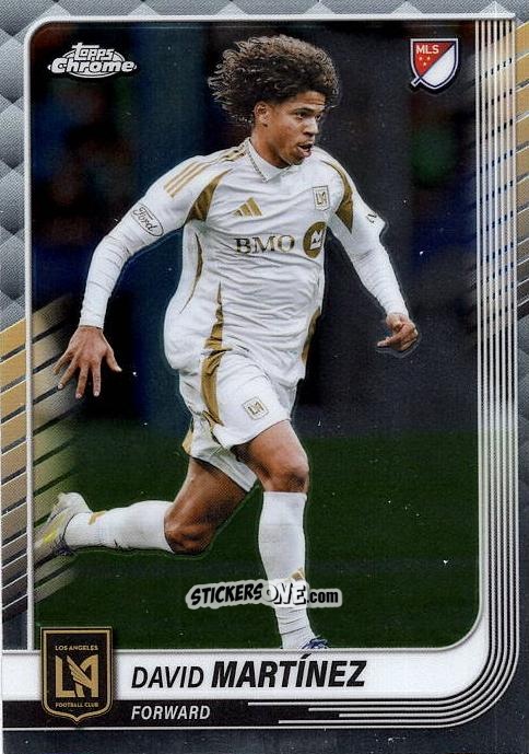 Cromo David Martínez - Chrome MLS 2025
 n. 75 - Topps