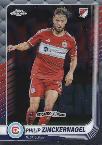 Sticker Philip Zinckernagel - Chrome MLS 2025
 n. 92 - Topps