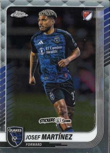 Sticker Josef Martínez - Chrome MLS 2025
 n. 106 - Topps