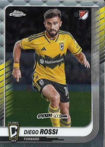 Sticker Diego Rossi - Chrome MLS 2025
 n. 144 - Topps