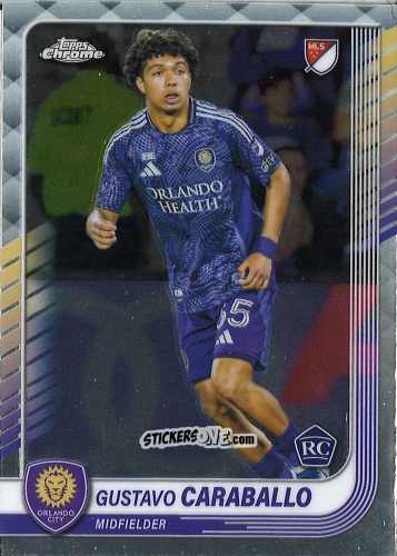 Figurina Gustavo Caraballo - Chrome MLS 2025
 n. 146 - Topps