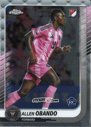 Figurina Allen Obando - Chrome MLS 2025
 n. 161 - Topps
