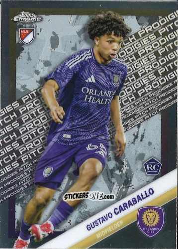Figurina Gustavo Caraballo - Chrome MLS 2025
 n. 181 - Topps