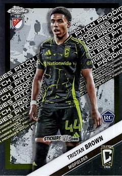 Figurina Tristan Brown - Chrome MLS 2025
 n. 188 - Topps