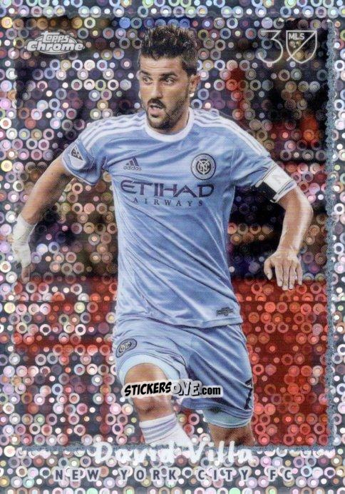 Cromo David Villa - Chrome MLS 2025
 n. NF-16 - Topps