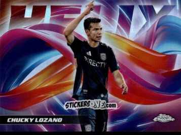 Cromo Chucky Lozano - Chrome MLS 2025
 n. HX-3 - Topps