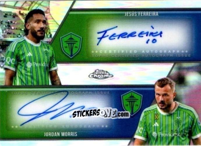 Cromo Jesús Ferreira / Jordan Morris - Chrome MLS 2025
 n. DA-FM - Topps