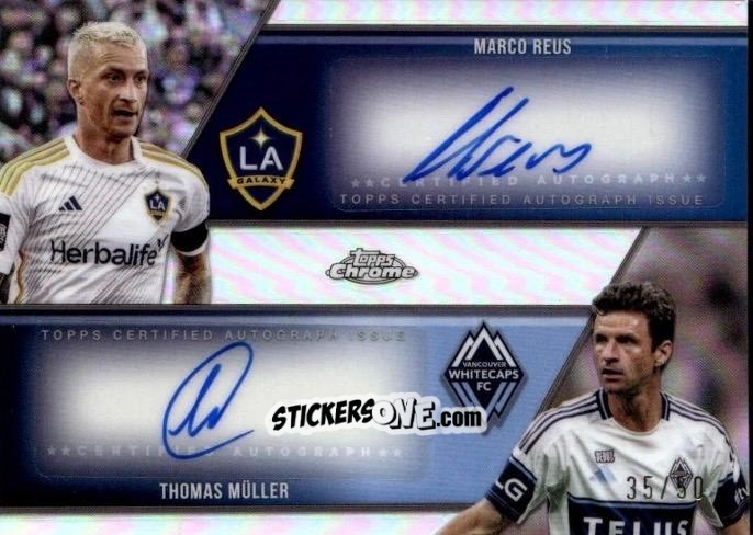 Sticker Thomas Müller / Marco Reus - Chrome MLS 2025
 n. DA-MR - Topps