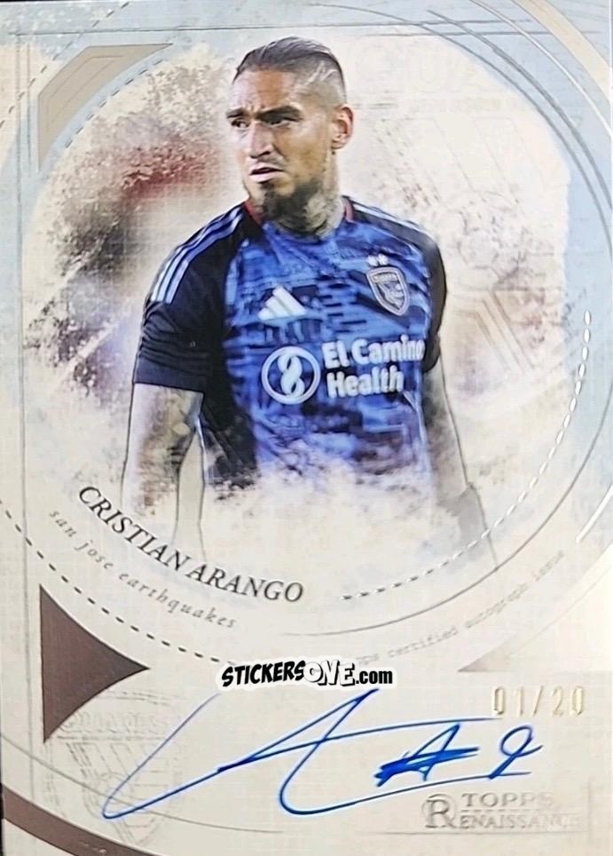 Cromo Cristian Arango - Chrome MLS 2025
 n. RA-CA1 - Topps