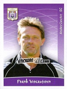 Sticker Frank Vercauteren - Football Belgium 2005-2006 n. 4 - Panini