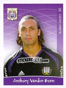 Sticker Anthony Vanden Borre - Football Belgium 2005-2006 n. 6 - Panini