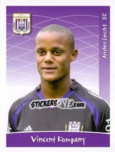 Figurina Vincent Kompany - Football Belgium 2005-2006 - Panini