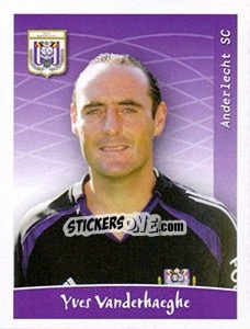 Cromo Yves Vanderhaeghe - Football Belgium 2005-2006 - Panini