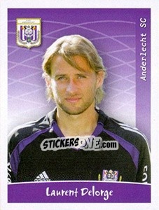 Sticker Laurent Delorge - Football Belgium 2005-2006 - Panini