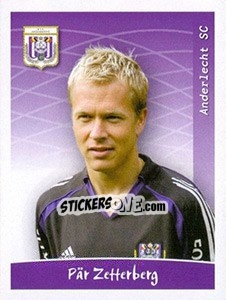 Sticker Pär Zetterberg - Football Belgium 2005-2006 n. 16 - Panini