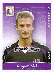 Sticker Grégory Pujol - Football Belgium 2005-2006 - Panini