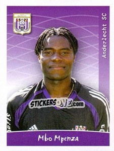 Sticker Mbo Mpenza - Football Belgium 2005-2006 - Panini