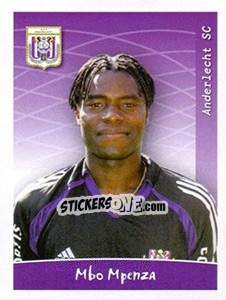 Sticker Mbo Mpenza - Football Belgium 2005-2006 n. 20 - Panini