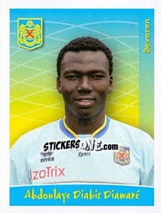 Sticker Abdoulaye Diabis Diawaré - Football Belgium 2005-2006 - Panini