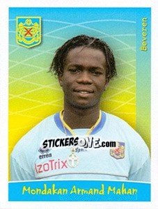 Sticker Mondakan Armand Mahan - Football Belgium 2005-2006 - Panini